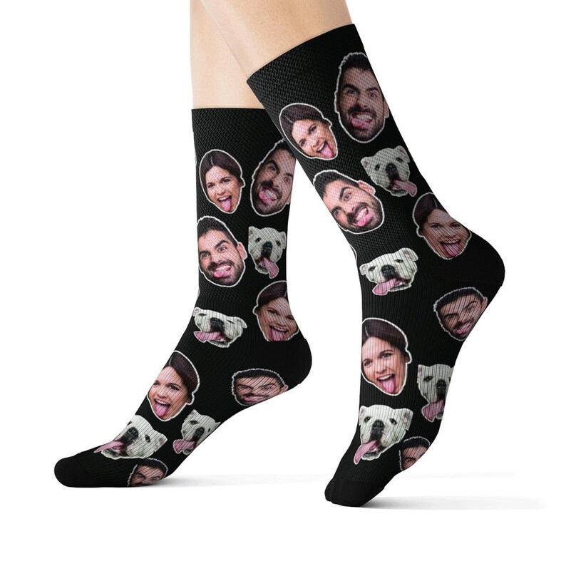 Picture Socks Customized Funny Photo Gift For Her Face on Socks Custom Face Socks Personalized Photo Socks Him or Best Friends