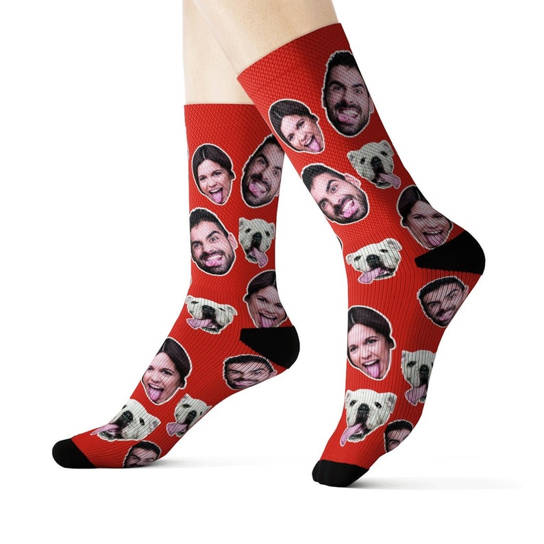 Picture Socks Customized Funny Photo Gift For Her Face on Socks Custom Face Socks Personalized Photo Socks Him or Best Friends