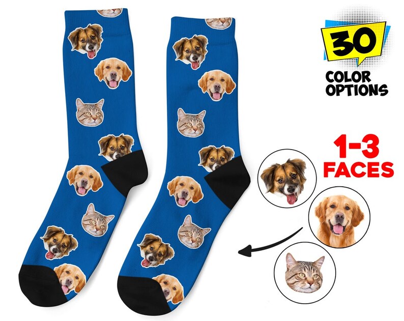 Picture Socks Customized Funny Photo Gift For Her Face on Socks Custom Face Socks Personalized Photo Socks Him or Best Friends