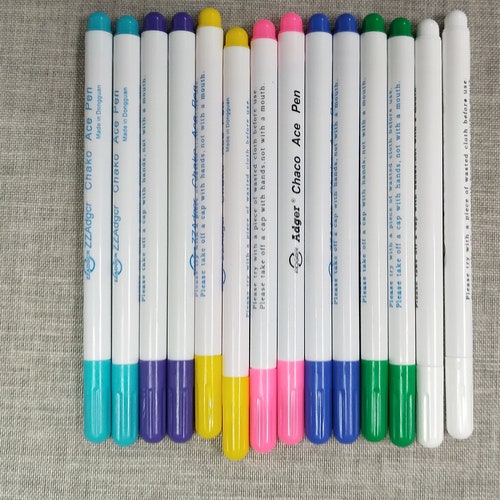 Water Soluble Pen Dissolve in Water Penembroidery Pen Write Etsy