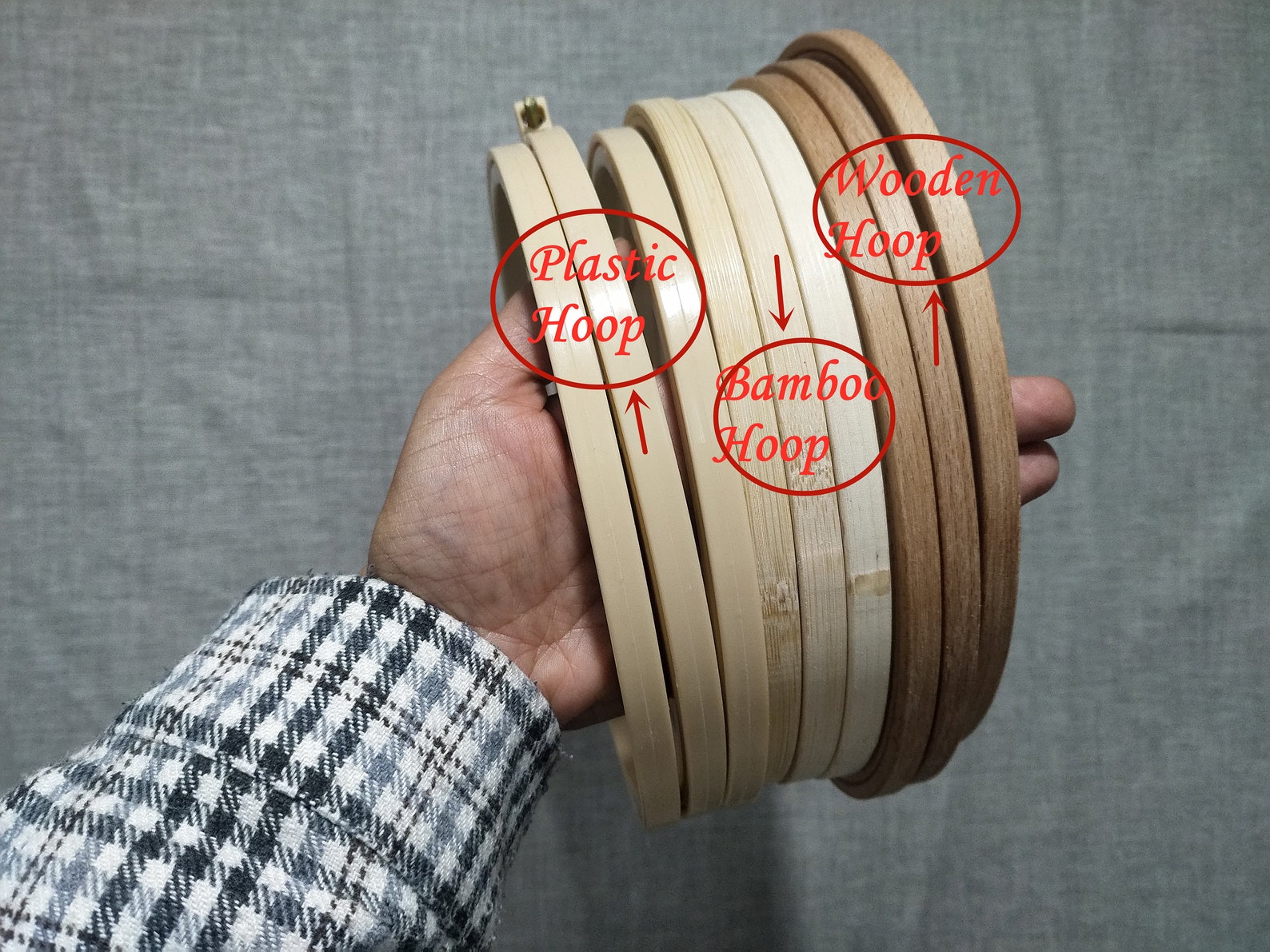 Embroidery Hoop Ring From 4 Inch to 15 Inch Hoop for Hand Etsy