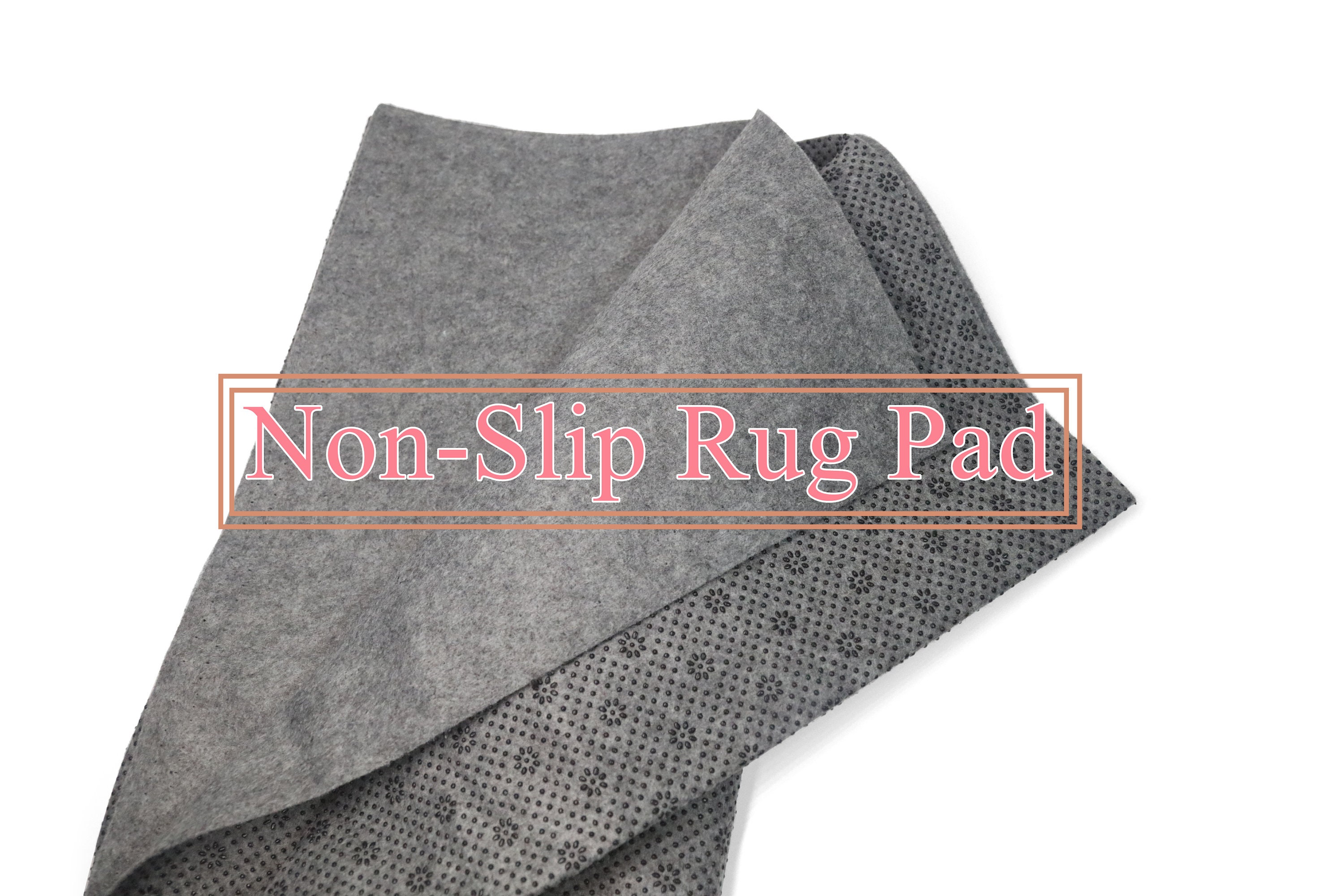 Super Grey Felt & Rubber Rug Pad for Hard Floors - Georgia Rug Pads