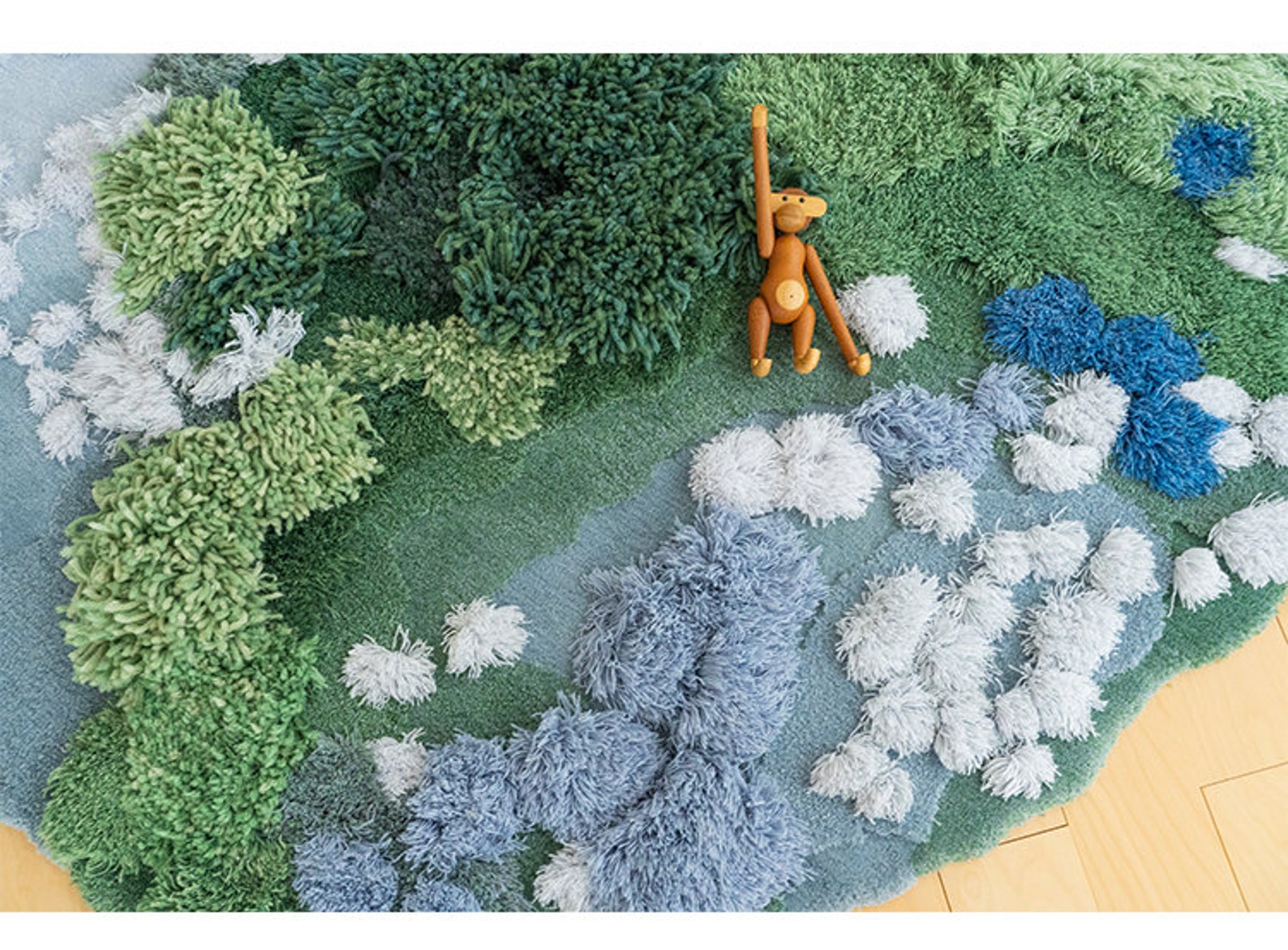 Moss Rugs Hand Turfted Wool Rugs Carpet for Kid's Etsy