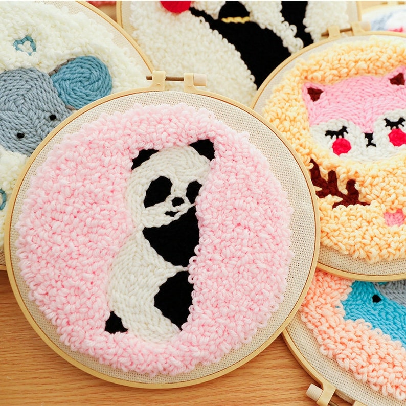 Punch Needle Embroidery Starter Kits pour les enfants adultes Etsy