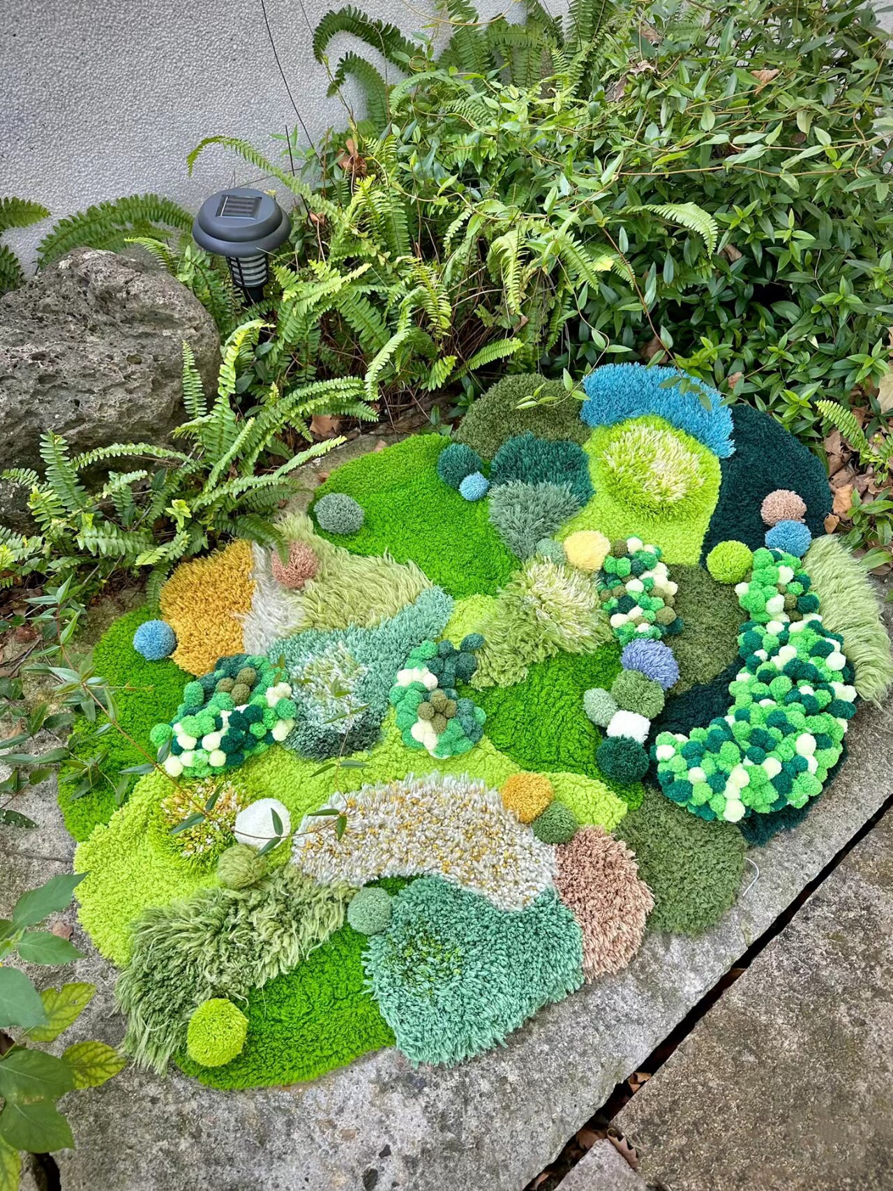 Custom Latch Hook Rugs,green Moss Rugs Carpet,custom Moss Meadows ...
