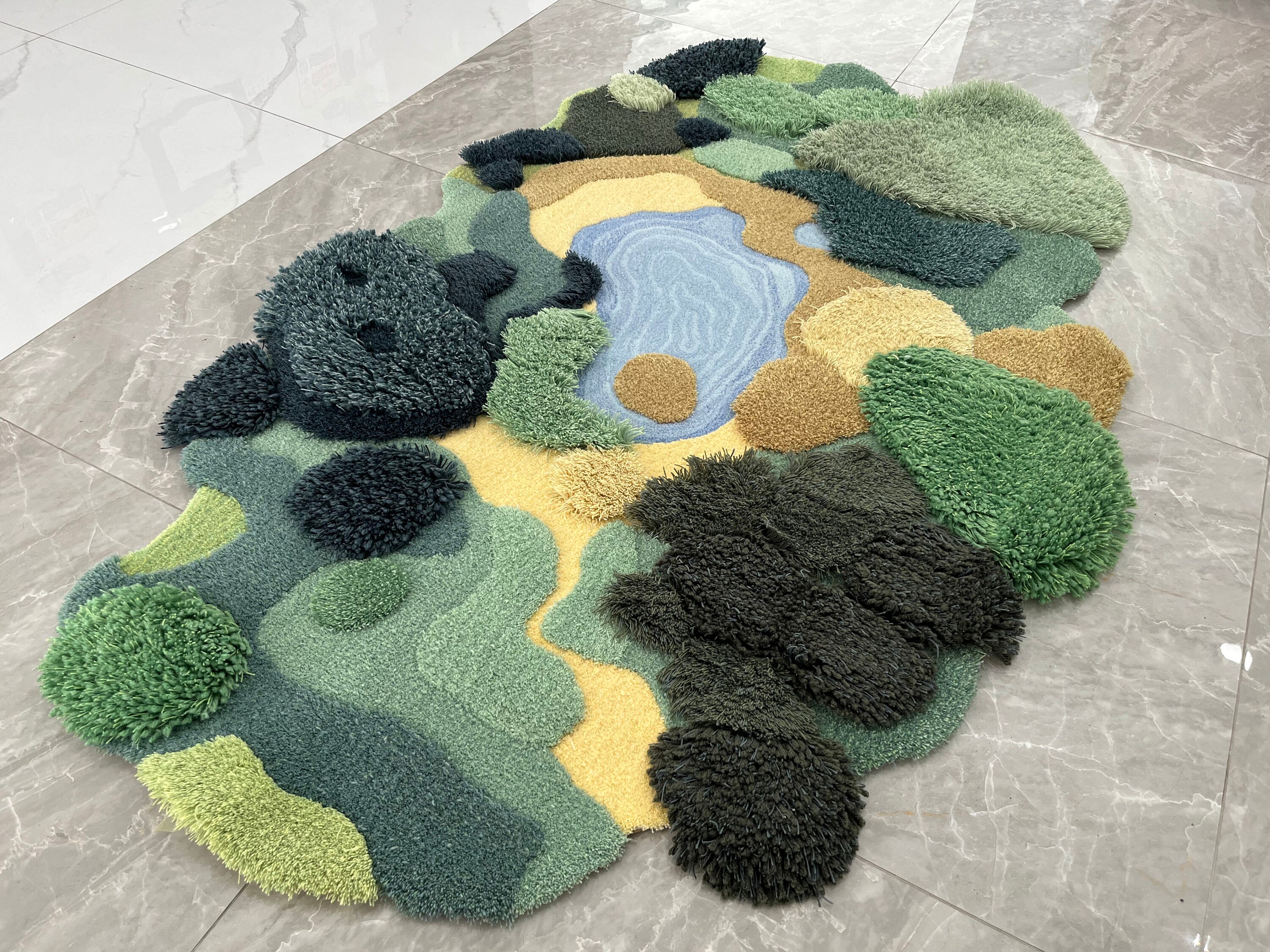 3D Luxurious Carpet and Rugs Handmade Tuft Floor Bayonet Carpets