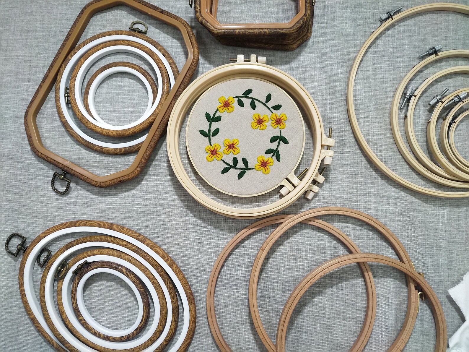 Embroidery Hoop Ring From 4 Inch to 15 Inch Hoop for Hand Etsy