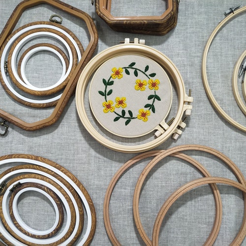 Embroidery Hoop Ring From 4 Inch to 15 Inch Hoop for Hand Etsy