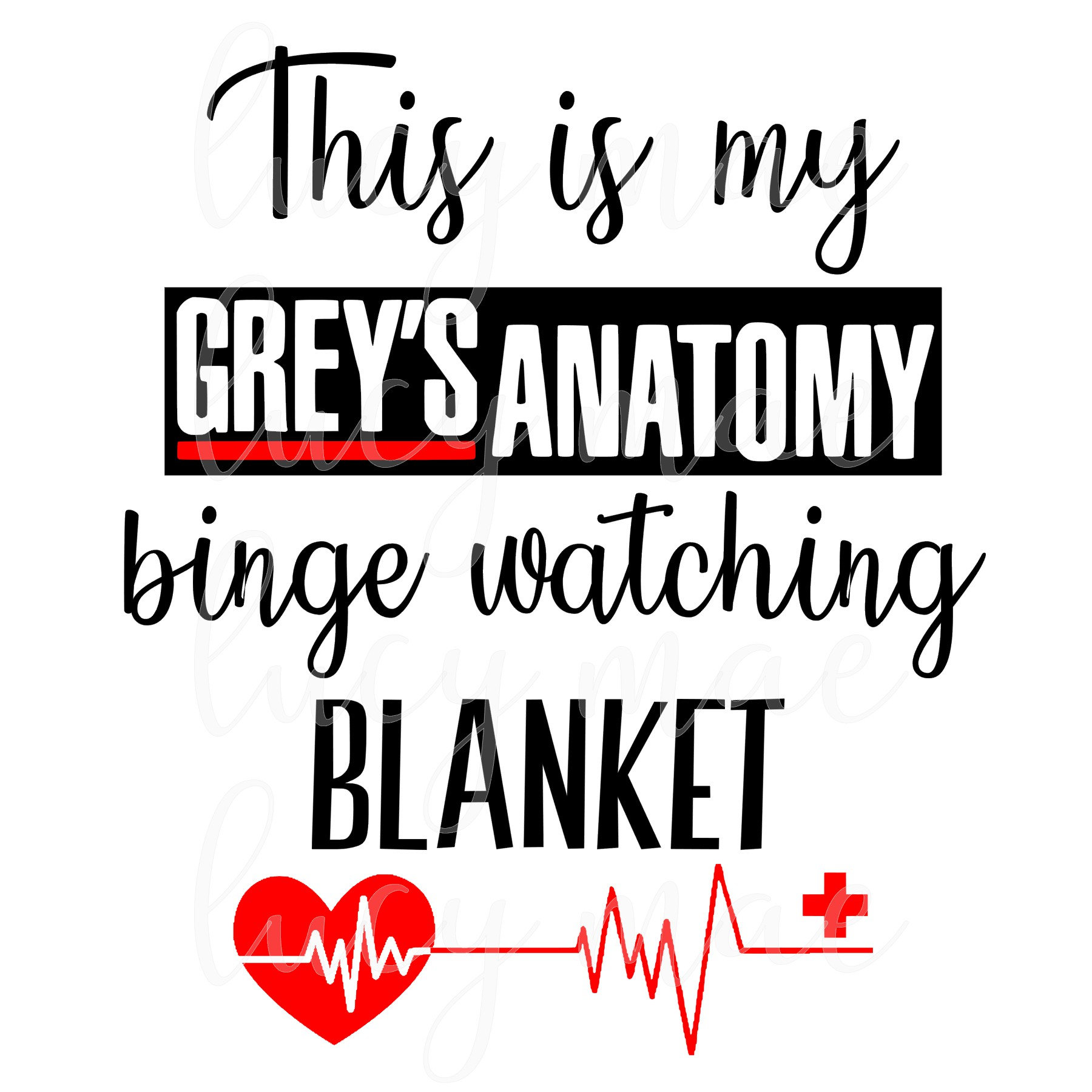 Greys Anatomy Watching Blanket atelieryuwa.ciao.jp