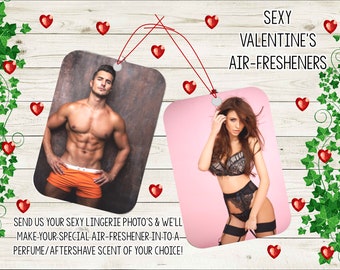 Sexy Air-Freshener with YOUR Photo | Valentine's Lingerie Gift | Valentine's Gift for Him or Her | Only Fans | Nude | Present | Sexy Treats