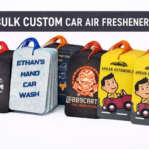 Bulk Custom Photo Car Air Fresheners – Personalized Scented Gift