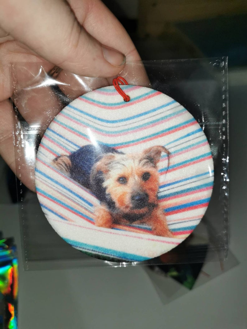 Custom Photo Air Freshener: Personalized Car or Home Scent image 6