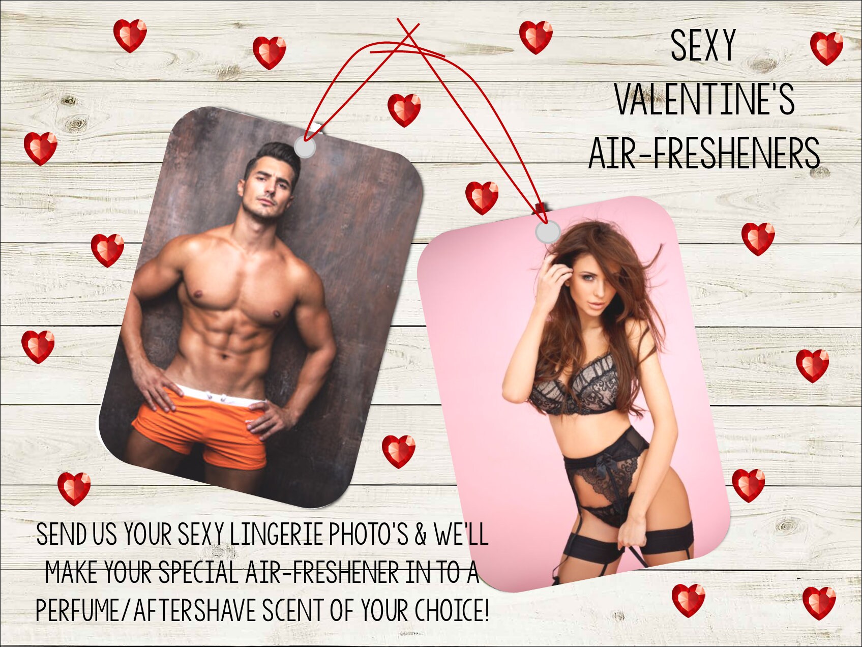 Sexy Air-freshener With YOUR Photo Valentine's Lingerie - Etsy UK