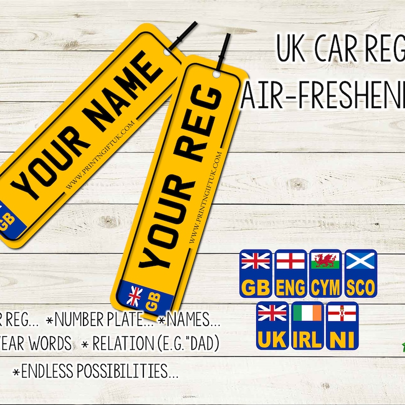 Humorous Number Plates Funny Number Plates - Etsy UK
