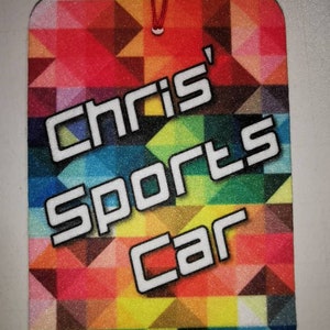 Custom Photo Air Freshener: Personalized Car or Home Scent image 4