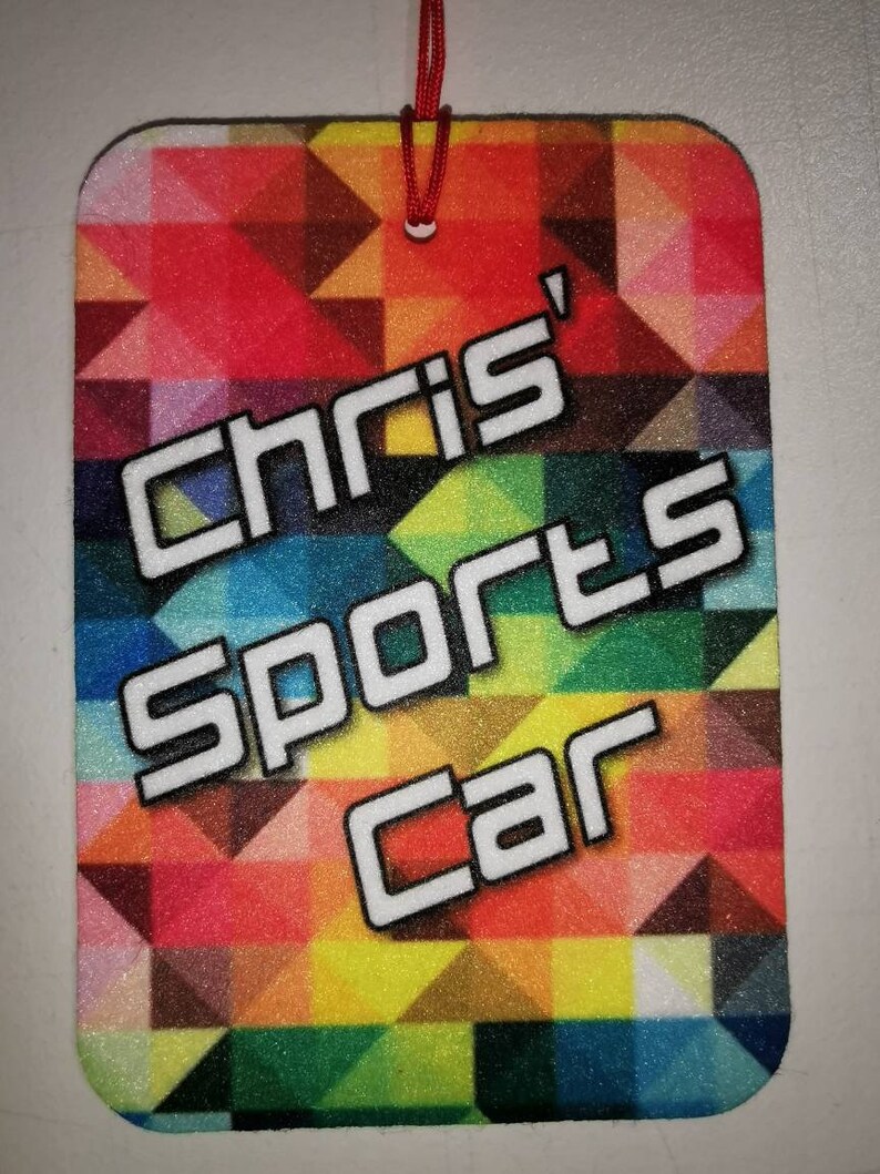 Custom Photo Air Freshener: Personalized Car or Home Scent image 4