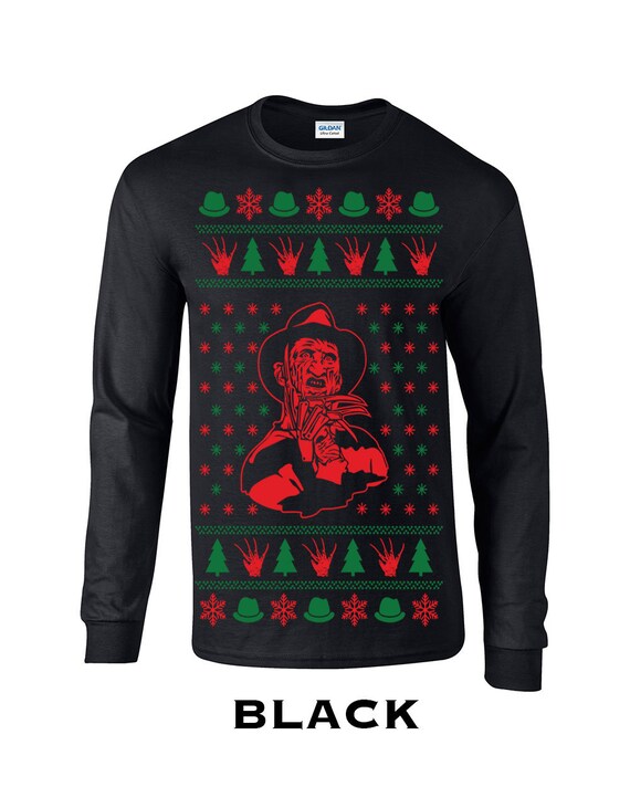 Freddy Ugly Christmas Sweater Theme 
