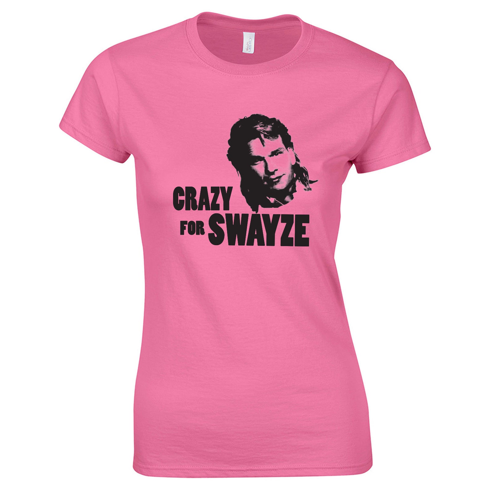 Crazy for Swayze Funny 80s Actor Pop Culture Icon Action Etsy