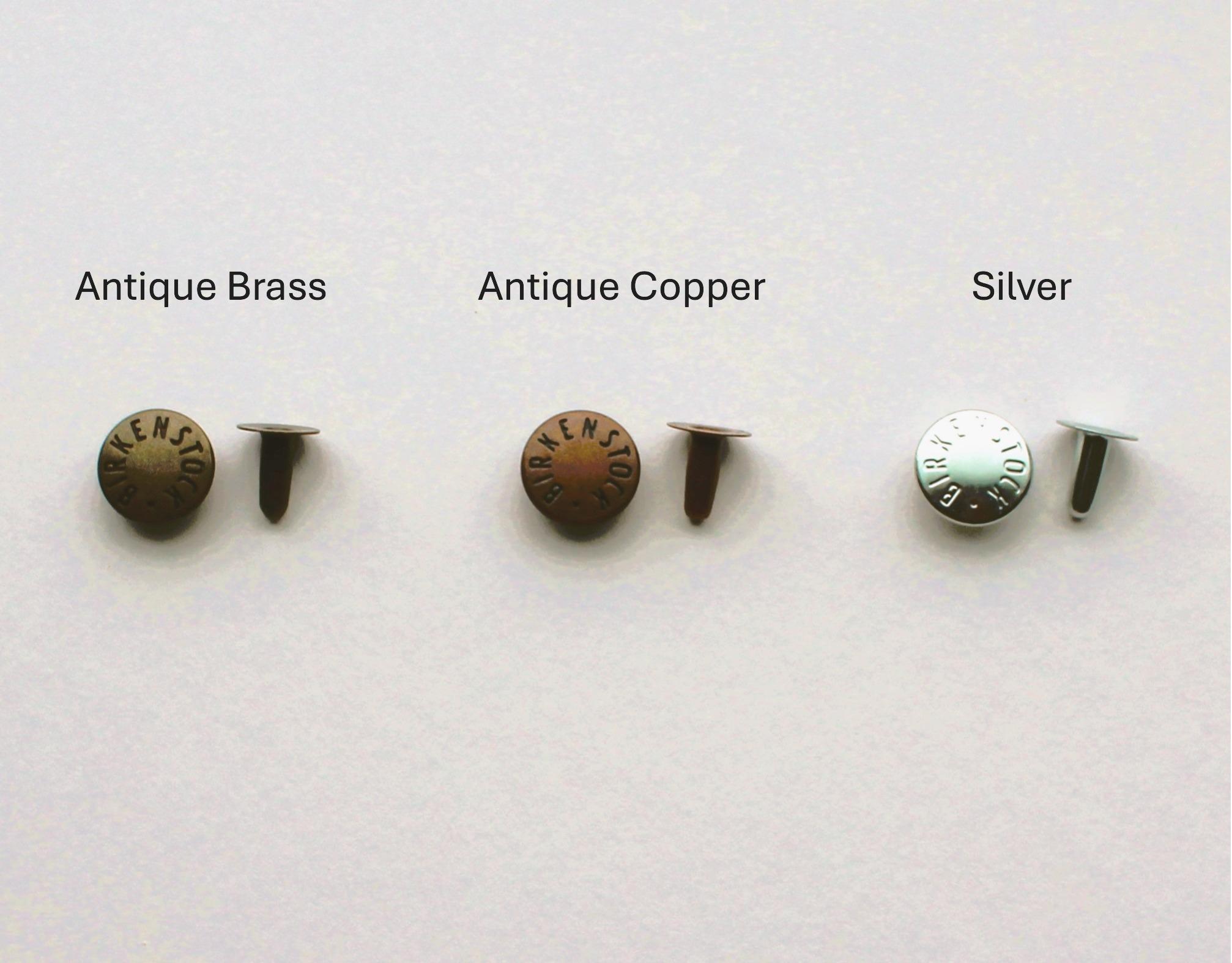 C.S. Osborne #1700 Copper Rivets & Burrs – Size 9, 3/4" Long, 1 Lb Box (Approx. 125 Count), Made In USA