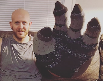 Bowser / Koopa Hands-schuimsjabloon