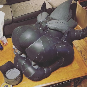 Bowser Head Foam Template