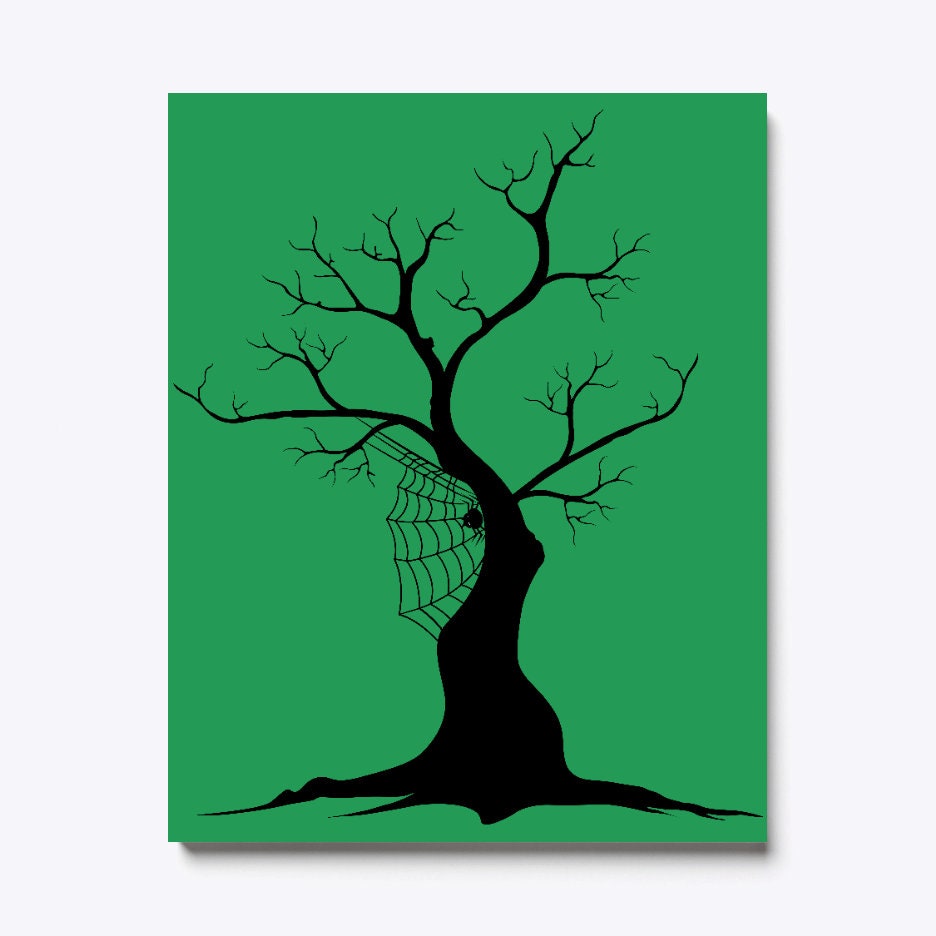 Spooky Halloween Tree Digital Download File! - Etsy