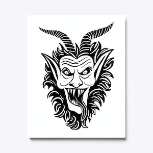 Krampus Digital Design #SVG #PNG #PDF