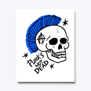 Punks not Dead Digital Download Design #SVG #PNG