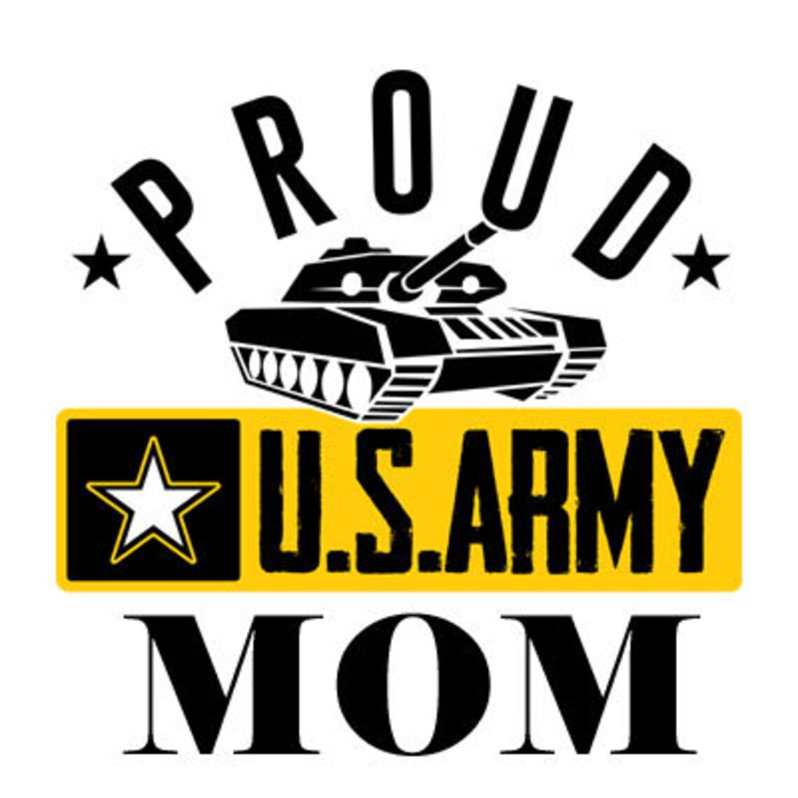 Proud U.S Army Mom Digital Image Downlload SVG PNG 4 File | Etsy