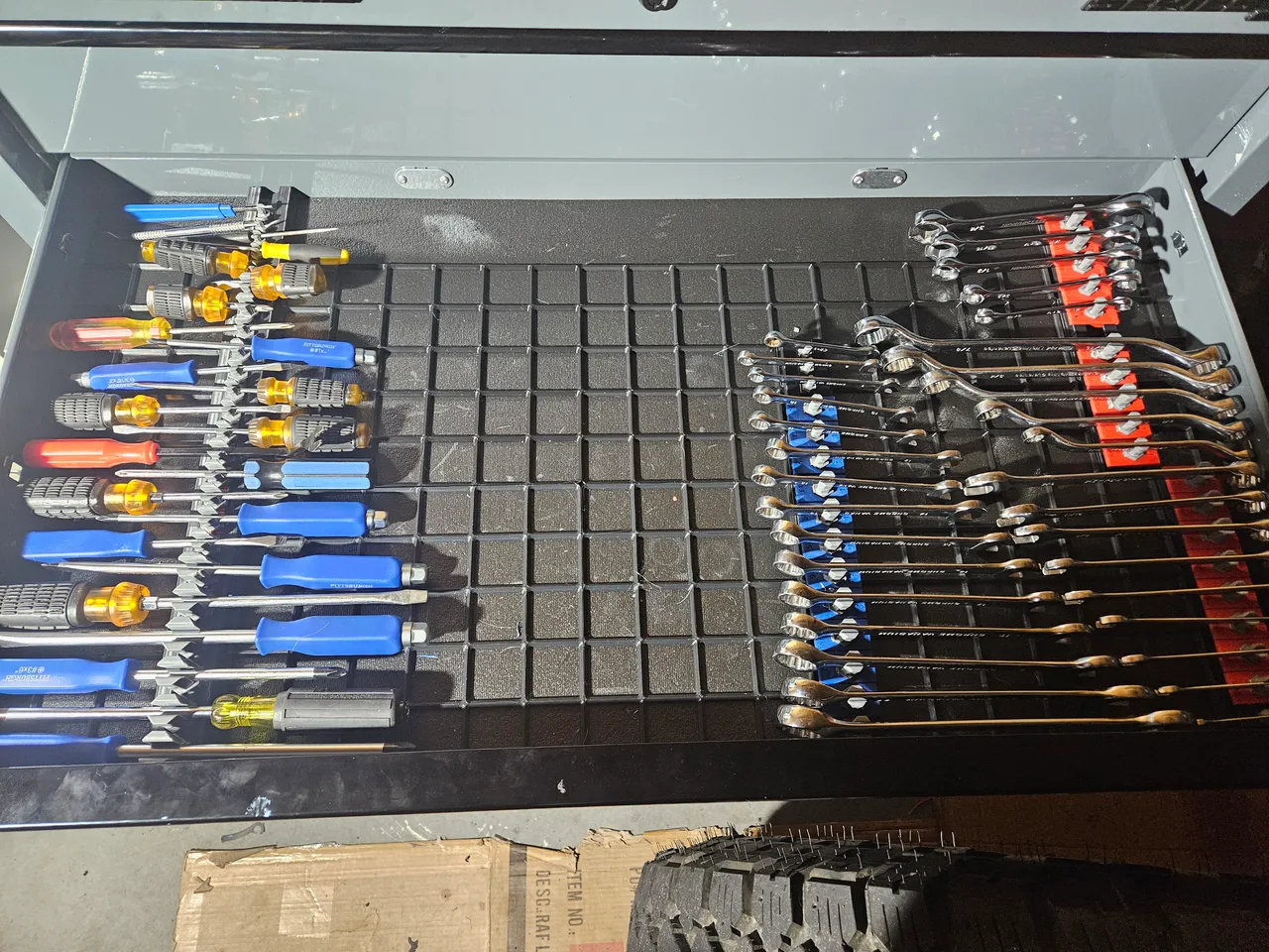 Tracktwist Universal Toolbox Organizer for Sockets, Wrenches, and Screw ...