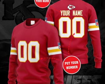 chiefs custom stitched jersey