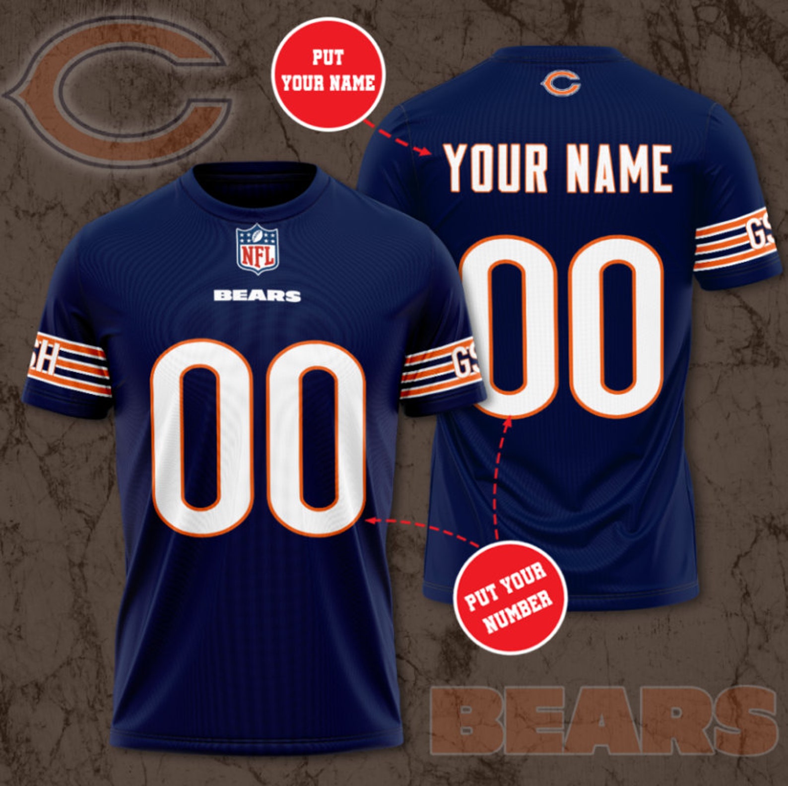 nfl bears shirt