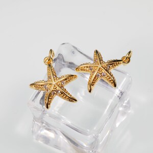 Handmade Starfish Pendant Animal Charm 16*12MM