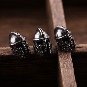 Stainless Steel DIY Helmet Beads for Jewelry Bracelet Necklace Making 15*10MM