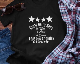 Oscar De La Hoya Boxing Shirt, Boxing T-Shirt, Boxing Gift, Boxing Gloves Tee, Vintage boxing design, Gift for Him, Shirts for Men