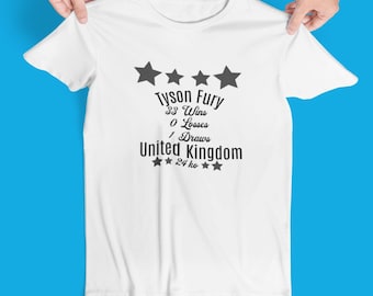 Tyson Fury Boxing Shirt, Boxing T-Shirt, Boxing Gift, Boxing Gloves Tee, Vintage boxing design, Gift for Him, Shirts for Men