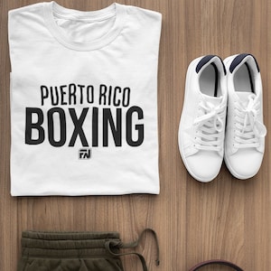 Puerto Rico Boxing Shirt, Boxing T-Shirt, Boxing Gift, Boxing Gloves Tee, Vintage boxing design, Gift for Him, Shirts for Men