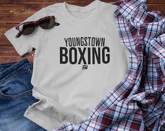 Youngstown Boxing Shirt, Boxing T-Shirt, Boxing Gift, Boxing Gloves Tee, Vintage boxing design, Gift for Him, Shirts for Men