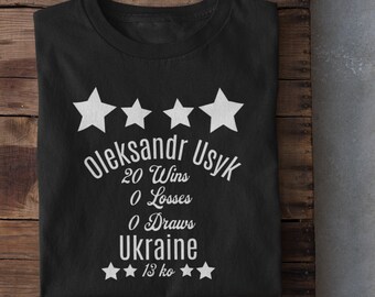 Oleksandr Usyk Boxing Shirt, Boxing T-Shirt, Boxing Gift, Boxing Gloves Tee, Vintage boxing design, Gift for Him, Shirts for Men