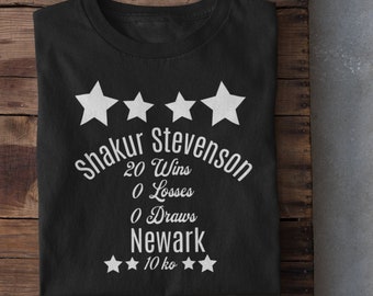 Shakur Stevenson Boxing Shirt, Boxing T-Shirt, Boxing Gift, Boxing Gloves Tee, Vintage boxing design, Gift for Him, Shirts for Men