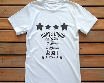 Naoya Inoue Boxing Shirt, Boxing T-Shirt, Boxing Gift, Boxing Gloves Tee, Vintage boxing design, Gift for Him, Shirts for Men