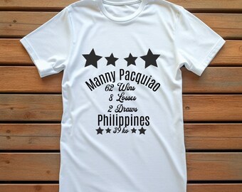 Manny Pacquiao Boxing Shirt, Boxing T-Shirt, Boxing Gift, Boxing Gloves Tee, Vintage boxing design, Gift for Him, Shirts for Men