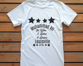 Muhammad Ali Boxing Shirt, Boxing T-Shirt, Boxing Gift, Boxing Gloves Tee, Vintage boxing design, Gift for Him, Shirts for Men