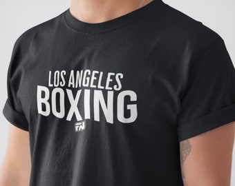 Los Angeles Boxing Shirt, Boxing T-Shirt, Boxing Gift, Boxing Gloves Tee, Vintage boxing design, Gift for Him, Shirts for Men