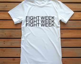 Fight Week Boxing Shirt, Boxing T-Shirt, Boxing Gift, Boxing Gloves Tee, Vintage boxing design, Gift for Him, Shirts for Men