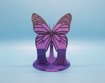 Custom Elegant Personalized Phone Stand with Butterfly Design