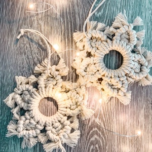 Star Macrame Ornament