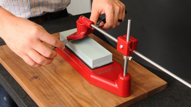 Kitchen Knife Sharpener Sharpworx Master Sharpener Guided Freehand