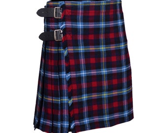 Highland Titles Tartan Scottish Kilt - Scottish Tradisional Tartan Kilt - Utility Kilts - Plus Size Kilt - Tartan Kilt - Treven Store