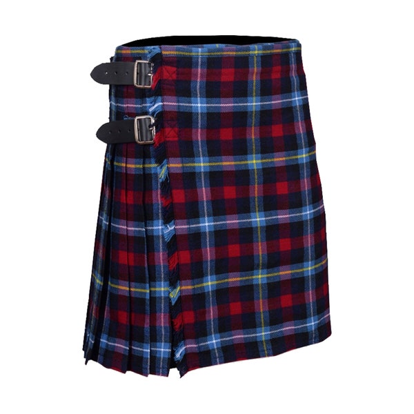 Highland Titles Tartan Scottish Kilt - Scottish Tradisional Tartan Kilt - Utility Kilts - Plus Size Kilt - Tartan Kilt - Treven Store